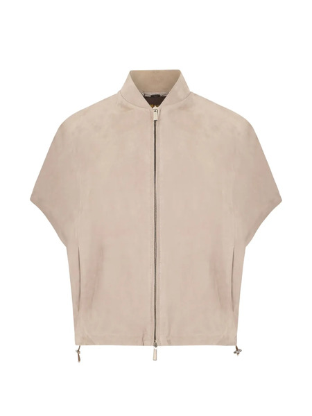  Moorer Zip-up Jacket - Neutrals 
