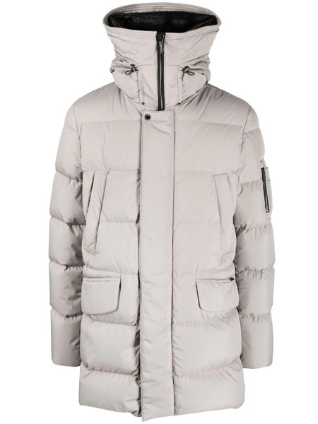  Moorer Zip-up Padded Down Jacket - Grey 