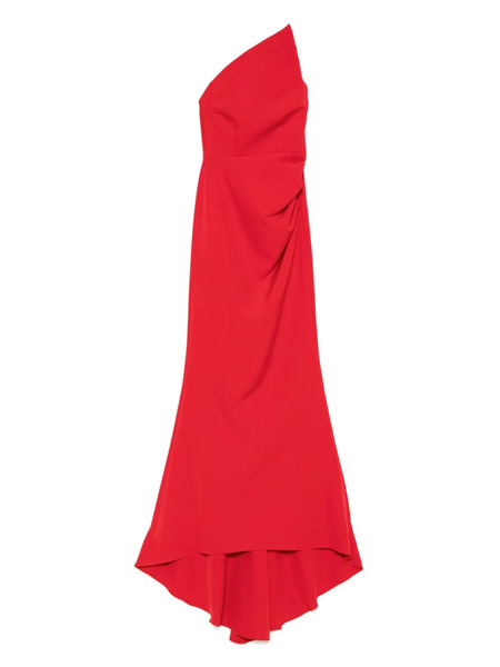  Moos Studio Asymmetric-neck Maxi Dress - Red 