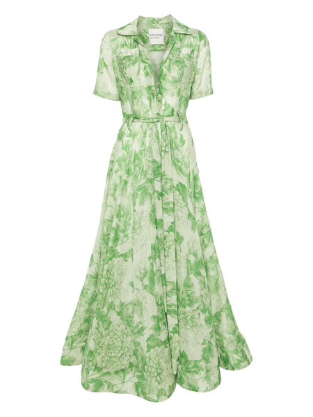  Moos Studio Botanica Maxi Dress - Green 