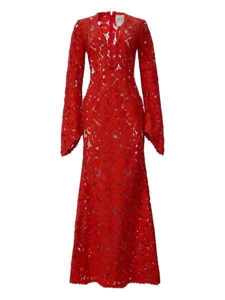  Moos Studio Flame Bloom Dress - Red 