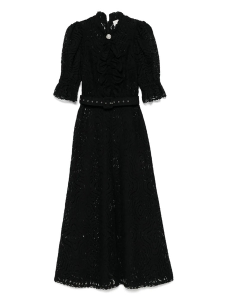  Moos Studio Lace Maxi Dress - Black 