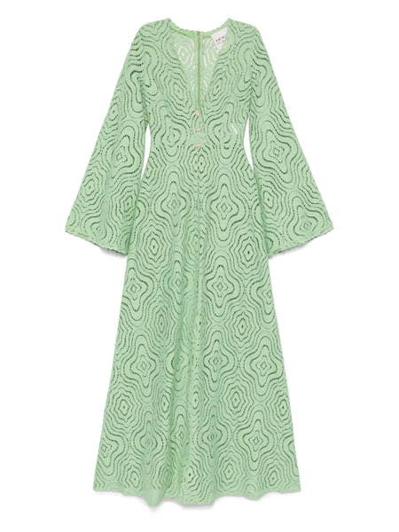  Moos Studio Lace Maxi Dress - Green 