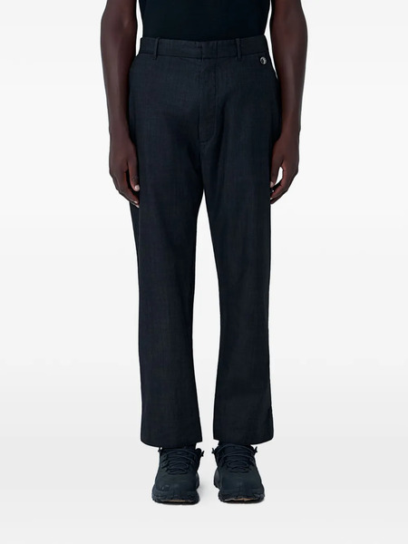  Moos Studio Mid-rise Wool Pleated Trousers - Grey 