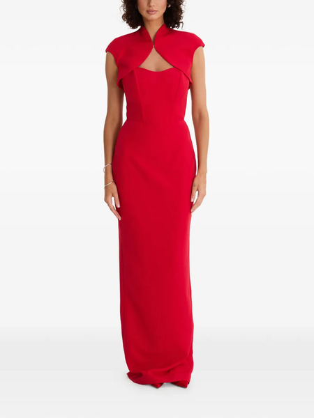  Moos Studio Sweatheart-neck Maxi Dress - Red 