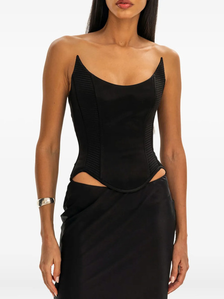  Moos Studio Velvet Edge Corset - Black 