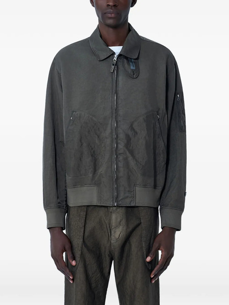  Moos Studio X Limonta 1893 Zip-fastening Bomber Jacket - Green 