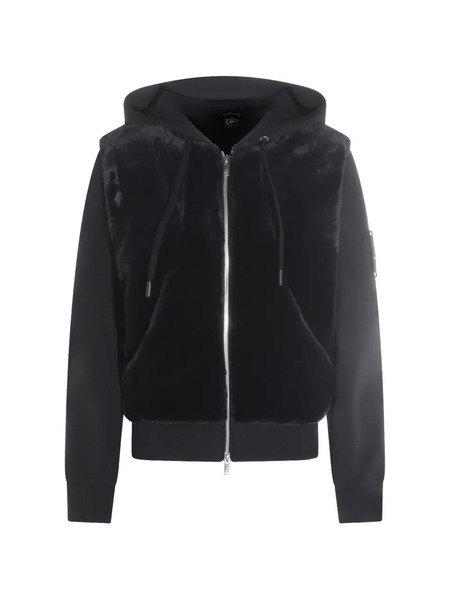 Moose Knuckles Fur Hooded Jacket - Black 