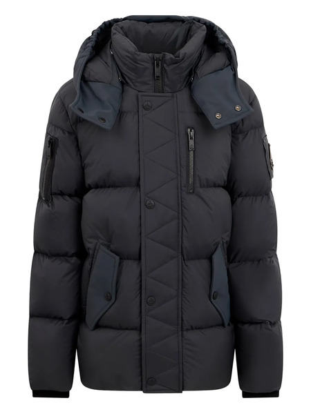  Moose Knuckles Kids Button Padded Jacket - Grey 