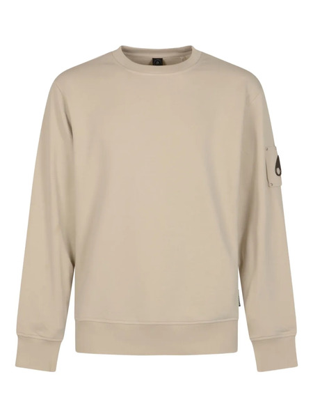  Moose Knuckles Logo-patch Sweatshirt - Neutrals 