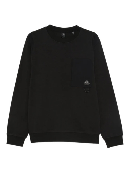  Moose Knuckles Patch-pocket Sweatshirt - Black 
