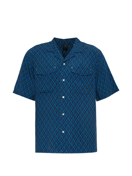  Moose Knuckles Patterned Shirt - Blue 