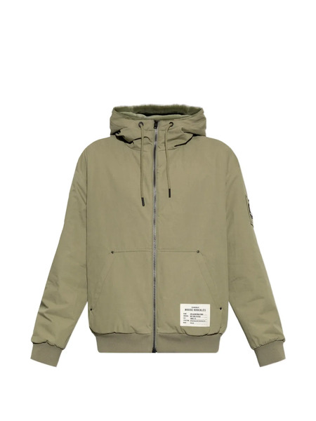  Moose Knuckles Roland Reversible Bunny Hooded Logo-patch Jacket - Green 