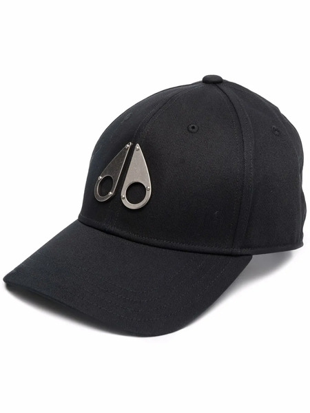  Moose Knuckles Silver Plaque Cap - Black 