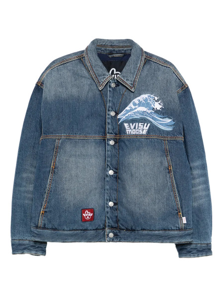 Moose Knuckles X Evisu Graphic Print Jacket - Blue 
