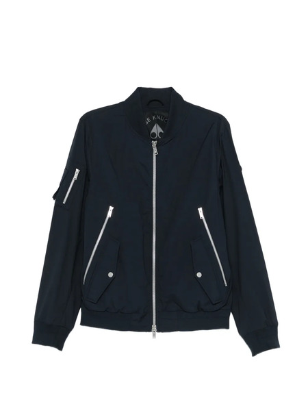  Moose Knuckles Zip-pocket Bomber Jacket - Blue 