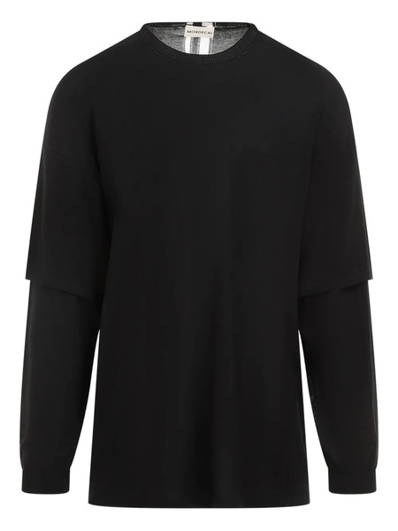  Mordecai Double Layer Sweater - Black 