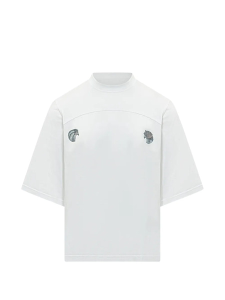  Mordecai Falcon Print T-shirt - White 