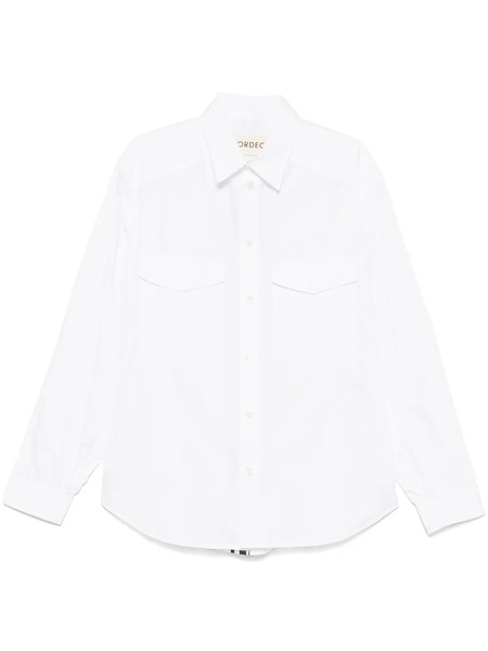  Mordecai Poplin Shirt - White 