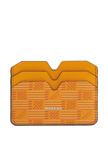  Moreau Geometric-pattern Cardholder - Orange 