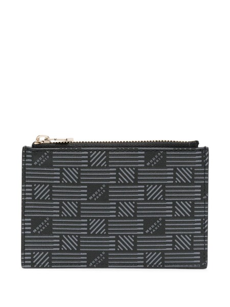  Moreau Logo-stamp Leather Wallet - Black 