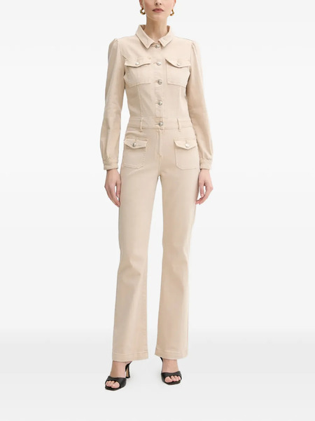  Morgan Button Pocket Jumpsuit - Neutrals 