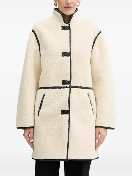  Morgan Button Trim Coat - Neutrals 