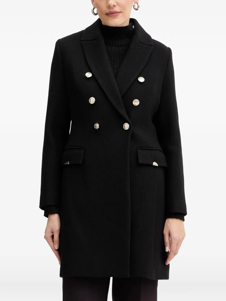 Morgan Buttoned Coat - Black 