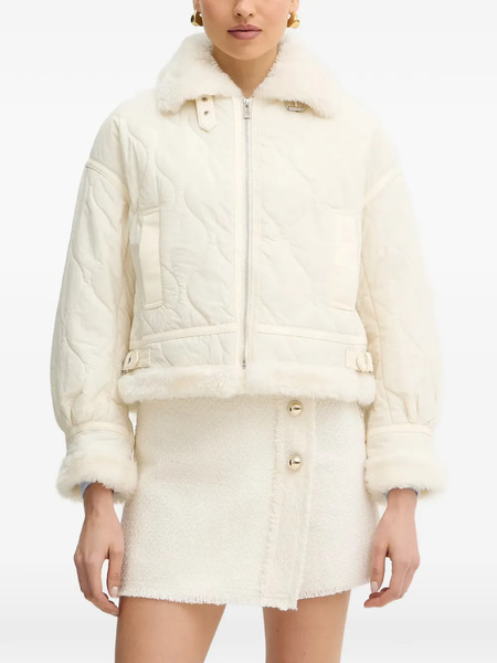  Morgan Quilted Collar Jacket - Neutrals 