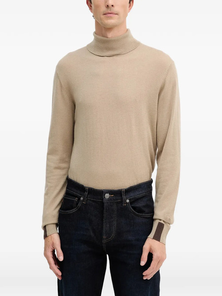  Mos Mosh Adam Roll-neck Sweater - Neutrals 
