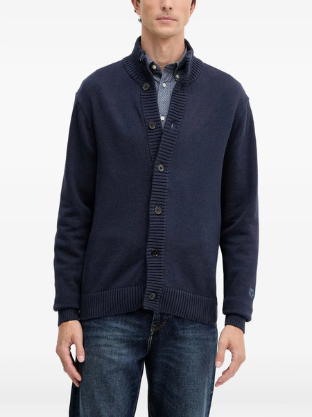  Mos Mosh Buttoned Cardigan - Blue 