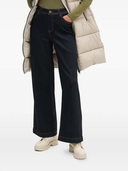 Mos Mosh Dara Contrast-stitch Jeans - Blue 