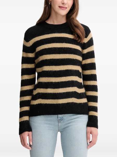  Mos Mosh Mmthora Striped Sweater - Black 