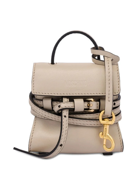  Moschino Bag Keyring - Neutrals 