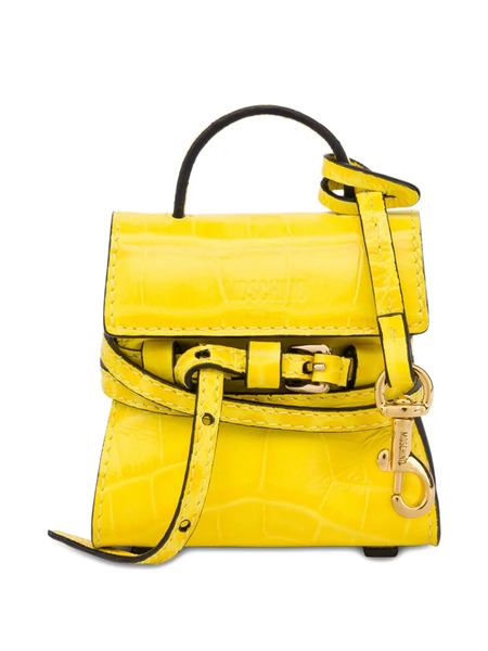  Moschino Bag Keyring - Yellow 