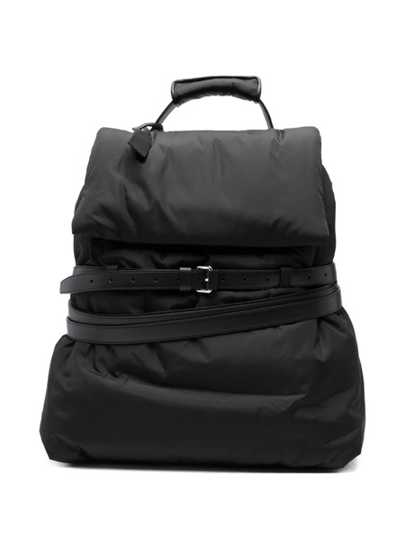  Moschino Belted Backpack - Black 