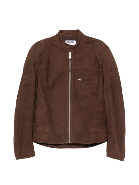  Moschino Biker Jacket - Brown 