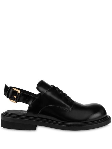  Moschino Buckle-fastening Oxford Shoes - Black 