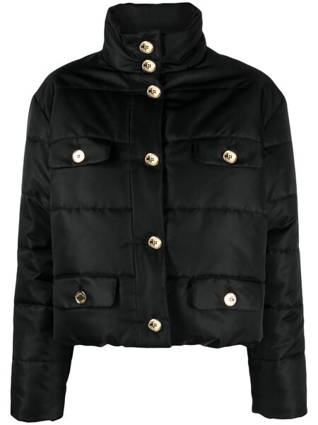  Moschino Button-up Puffer Jacket - Black 