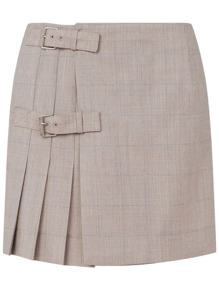  Moschino Checked Mini Skirt - Neutrals 