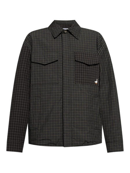  Moschino Checked Shirt Jacket - Black 