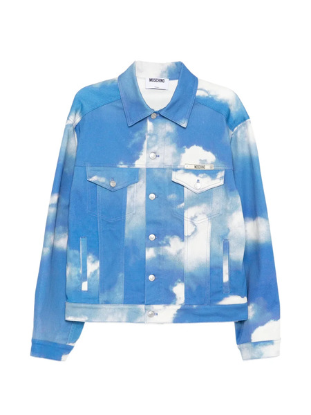  Moschino Cloud-print Jacket - Blue 