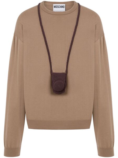  Moschino Cotton Sweater - Brown 