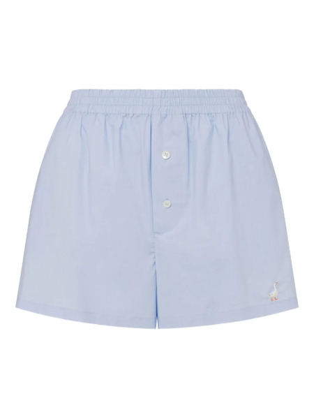  Moschino Elasticated-waist Shorts - Blue 