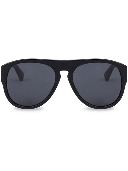  Moschino Eyewear Pilot-frame Sunglasses - Black 