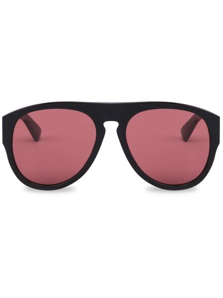  Moschino Eyewear Pilot-frame Sunglasses - Black 