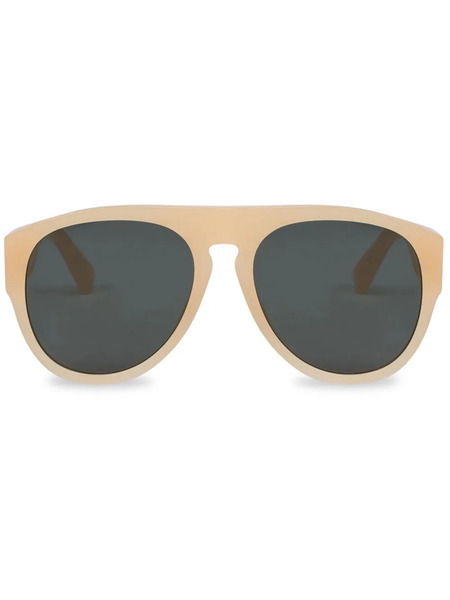  Moschino Eyewear Pilot-frame Sunglasses - Neutrals 