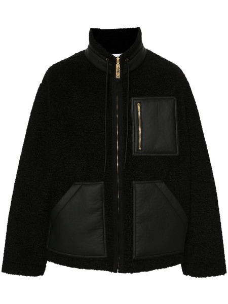  Moschino Faux-shearling Jacket - Black 