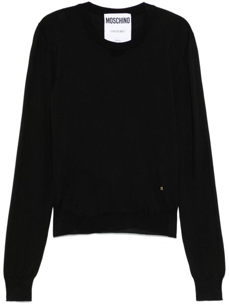  Moschino Fine-knit Sweater - Black 