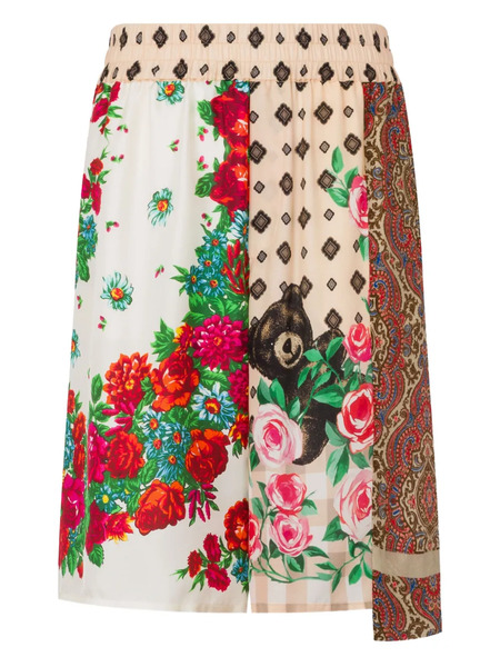  Moschino Floral Shorts - Neutrals 